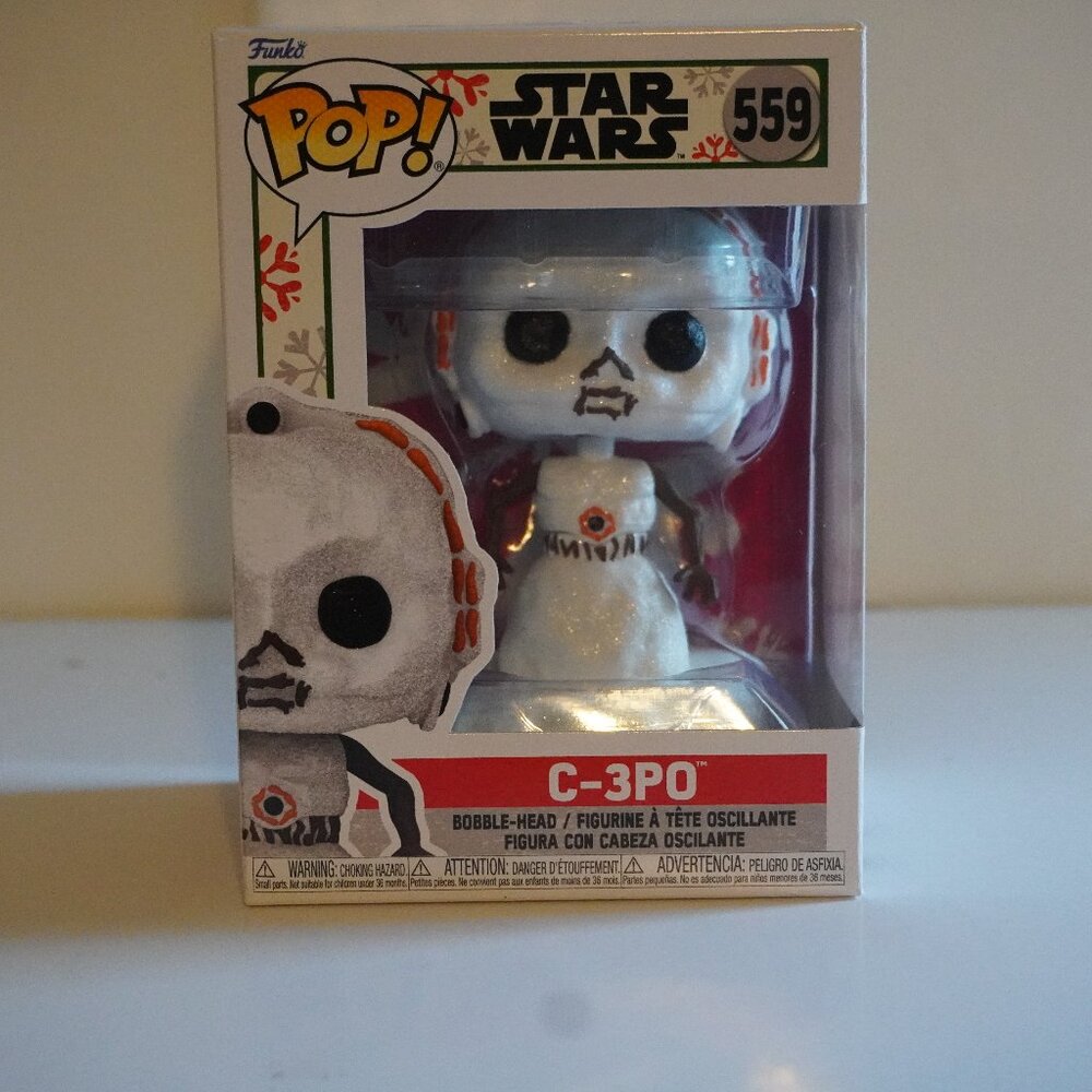 Funko Pop! Vinyl Star Wars Holiday C-3PO Bobblehead Figure Box #559 New